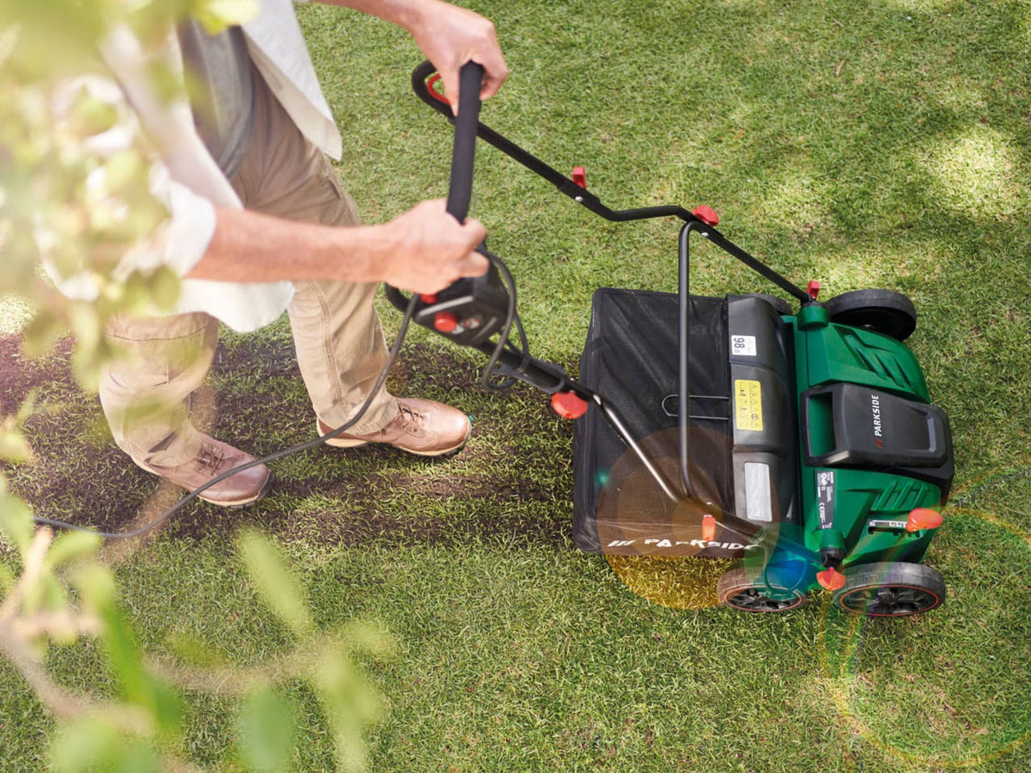 Scarificateur/aérateur de pelouse électrique 2 en 1 PLV 1500 C2, 1 500 W